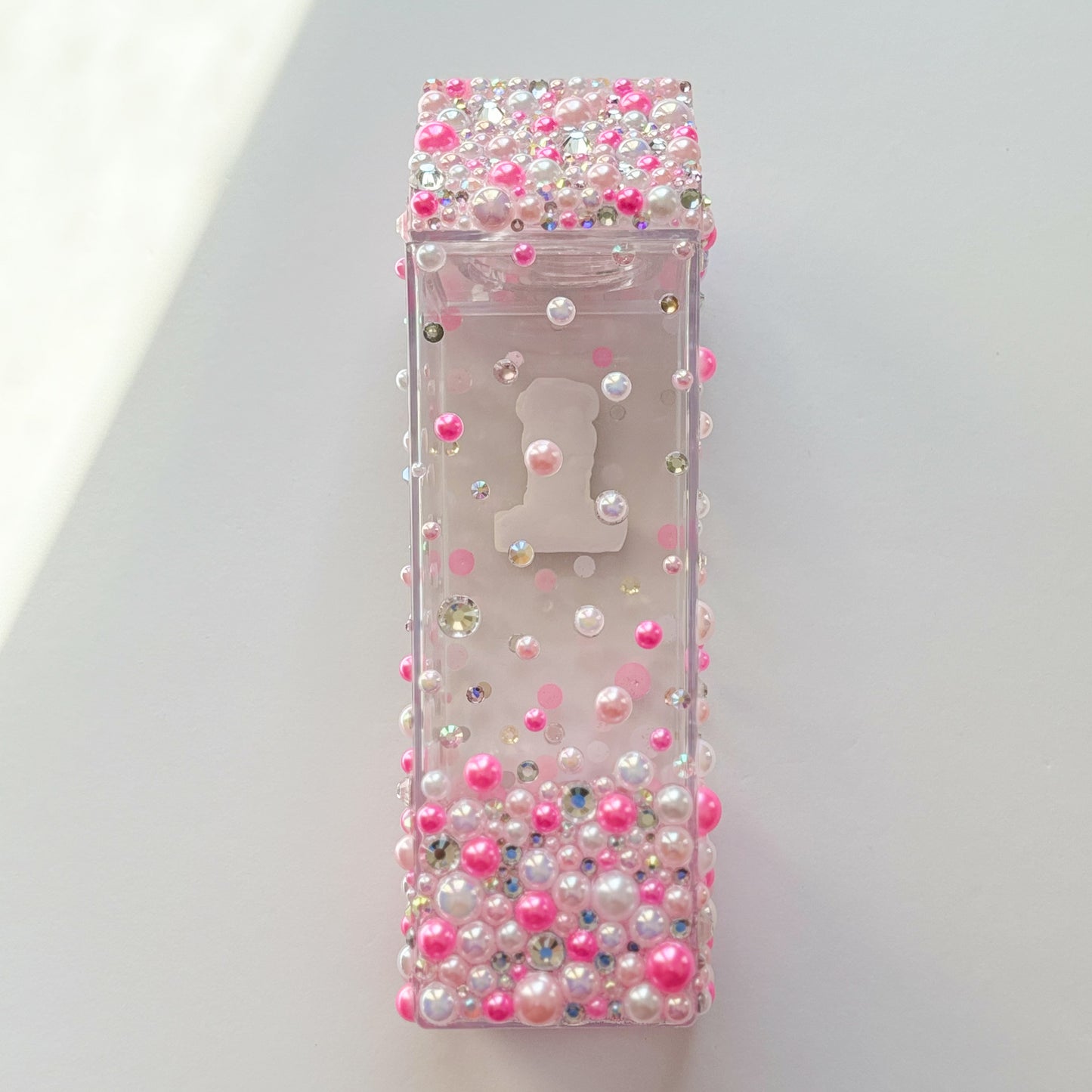 Pink Bedazzled Bottle