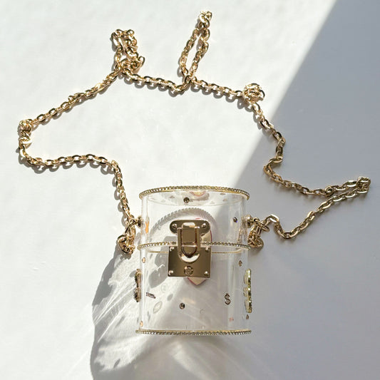 Honey mini Gold Bag