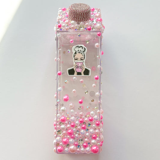 Pink Bedazzled Bottle