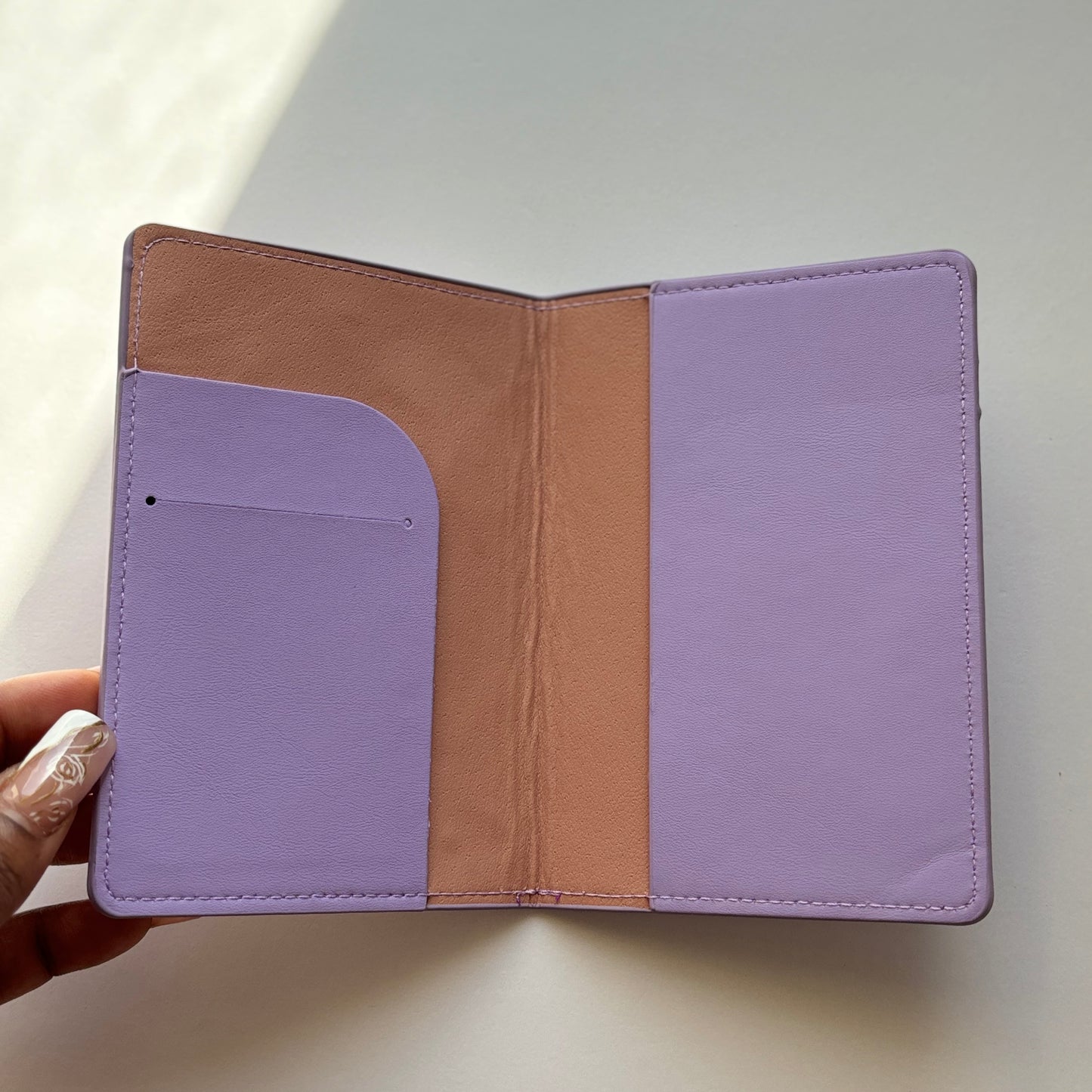 Purple bling Passport Cover