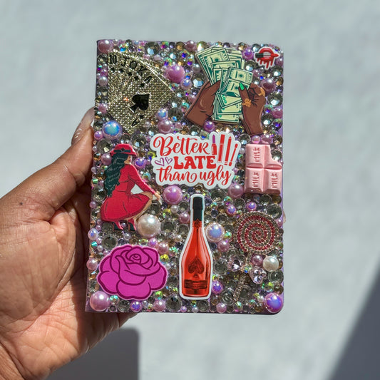 Purple bling Passport Cover