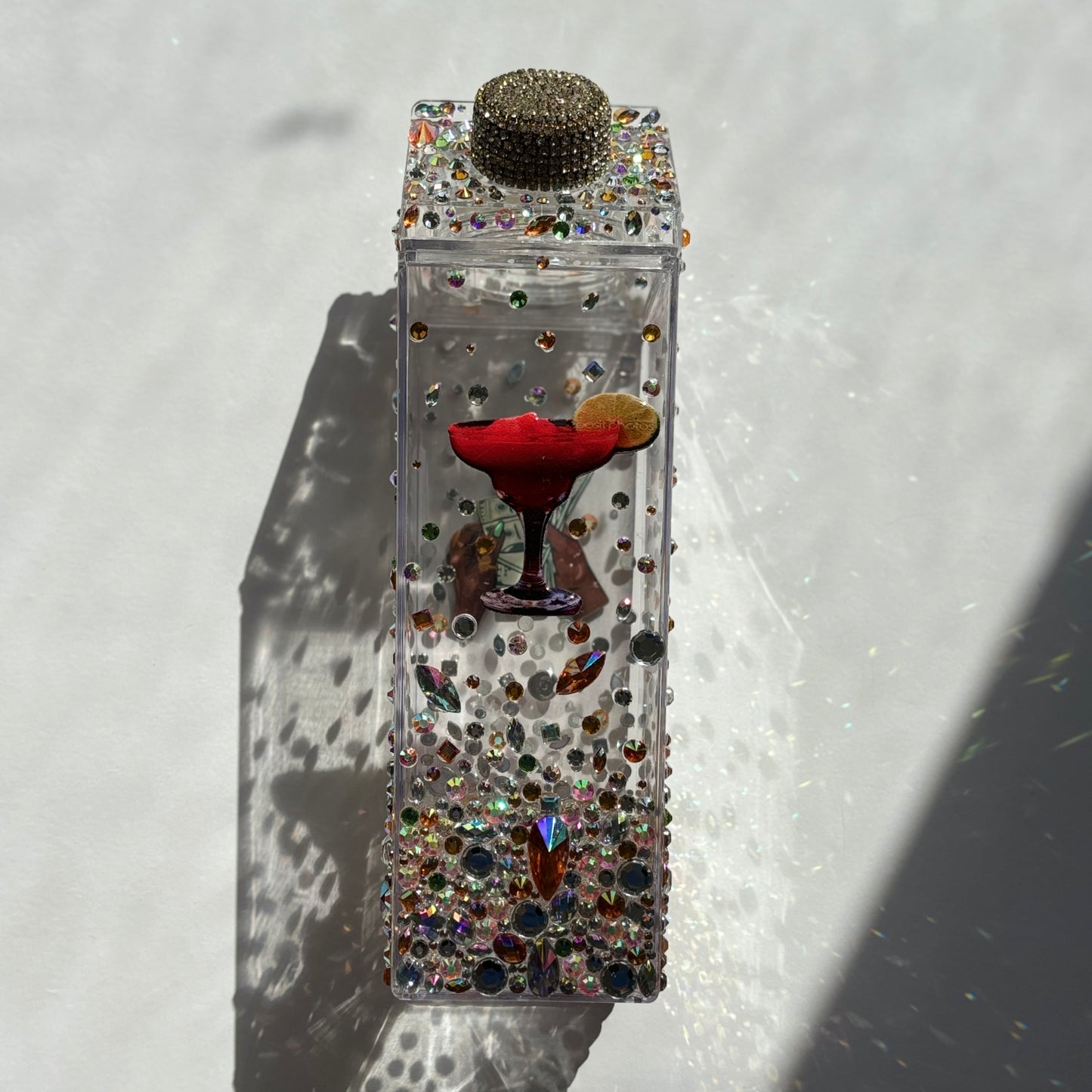 Bling up  Milk Carton Bottle