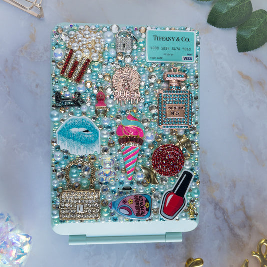 Mint Bling Mirror