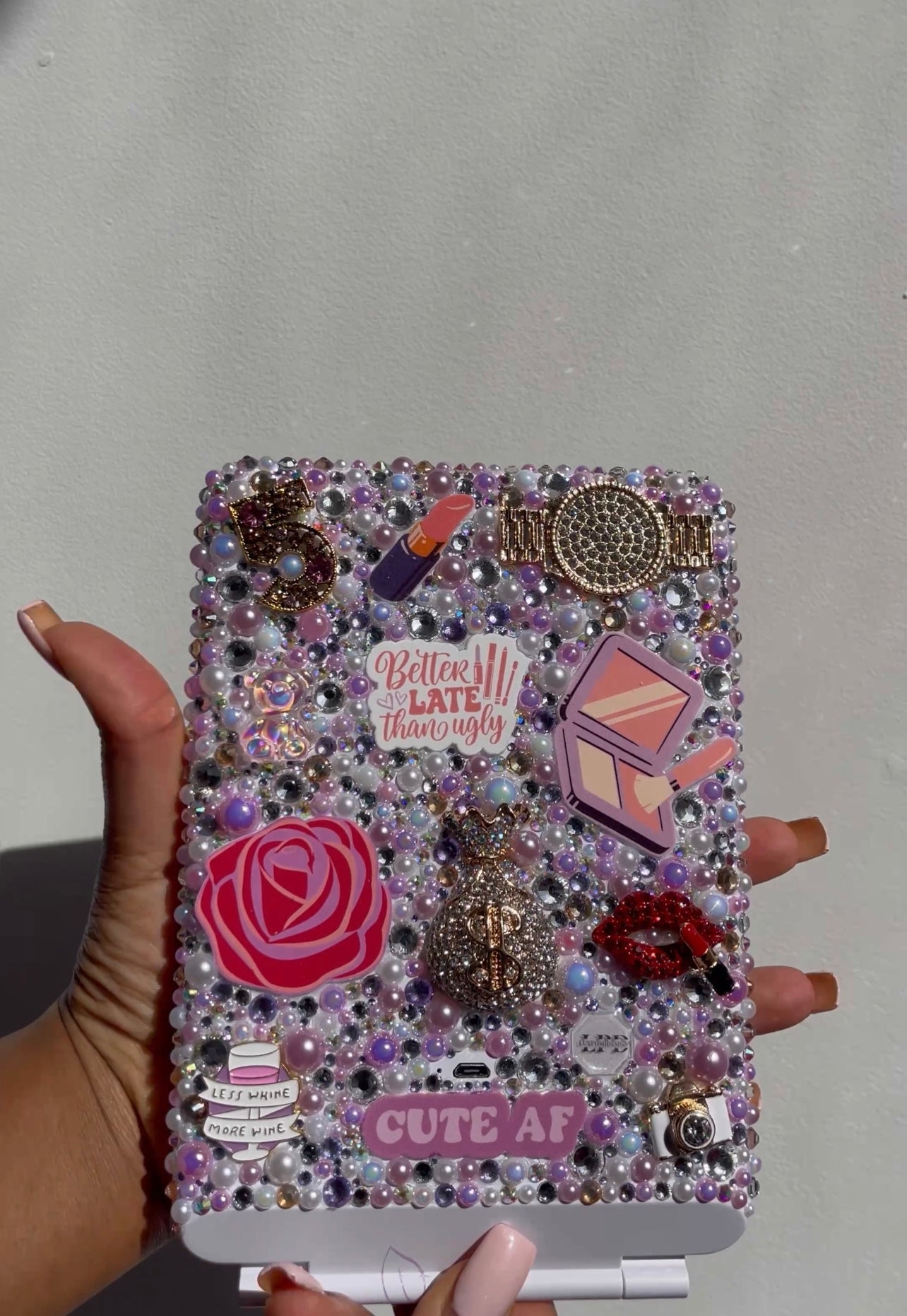 Purple Bling Mirror
