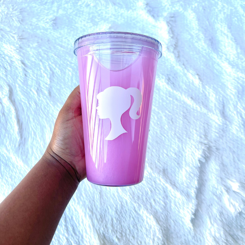Pink Barbie Tumbler