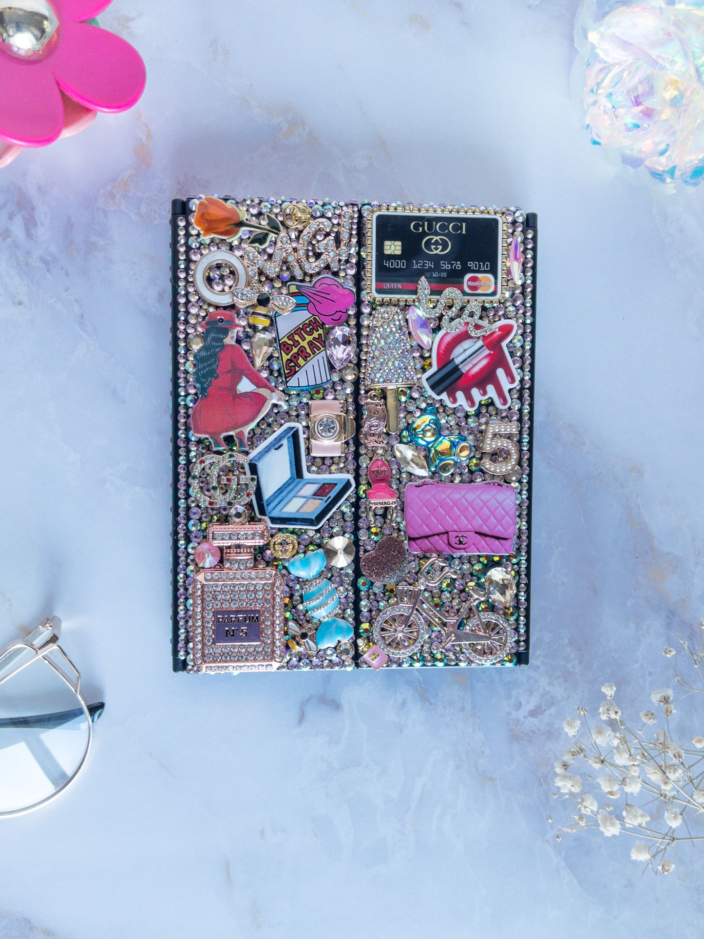 Black Bling Mirror