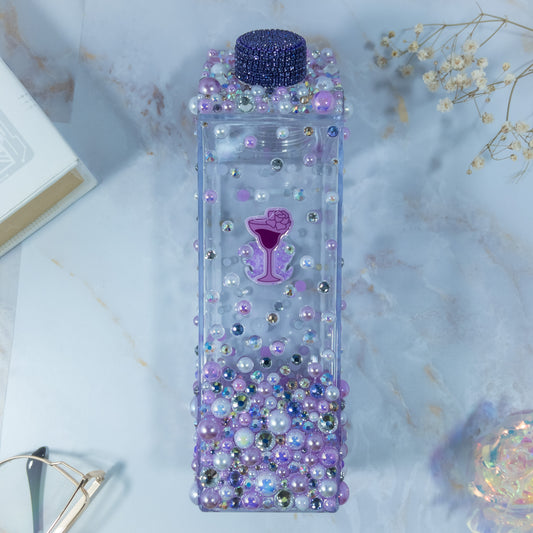 Purple Bedazzled Bottle