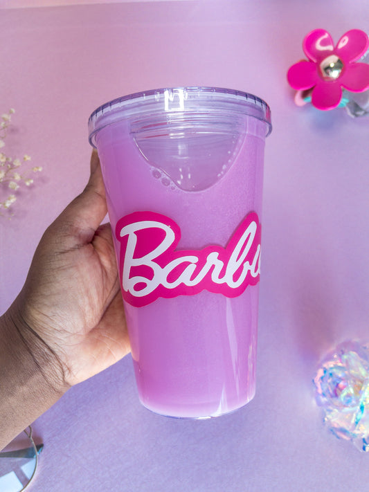 Pink Barbie Tumbler